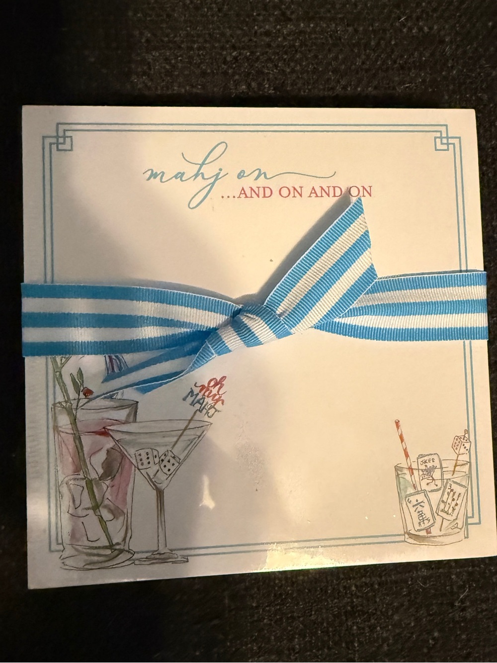 Mahj On …And on and on Notepad